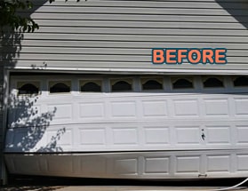 garage door track repair